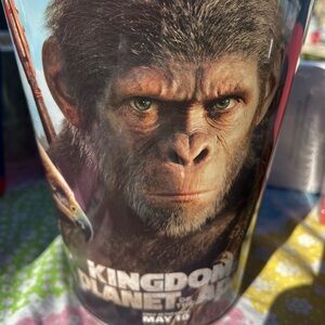 Kingdom of the Planet of the Apes Collectible Cup pop corn bucket from movie
